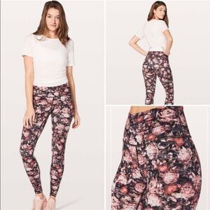Floral Lululemon Leggings